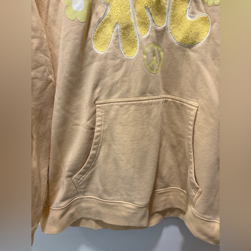 KNJ Yellow Hoodie Pullover Sweatshirt​​​​​ - Picture 3 of 6